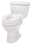Raised Toilet Seat with Clamps