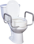 Raised Toilet Seat with Arms
