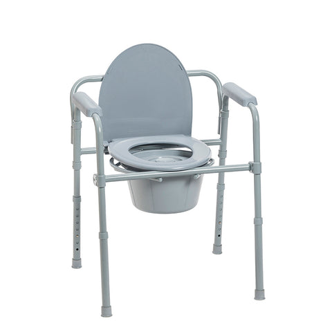 Stationary Commode With Pail