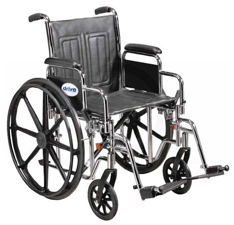 Manual Wheelchair with Regular Footrests
